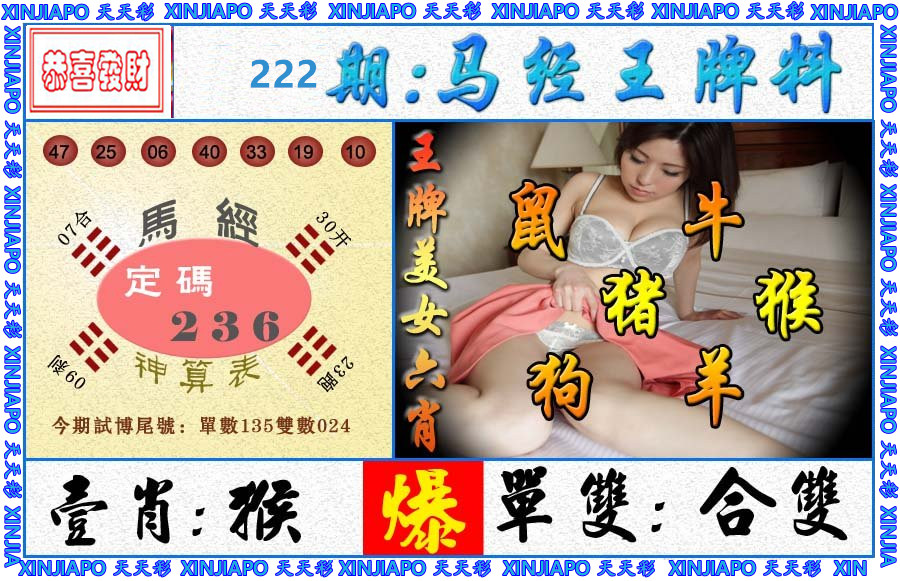 马经王牌料